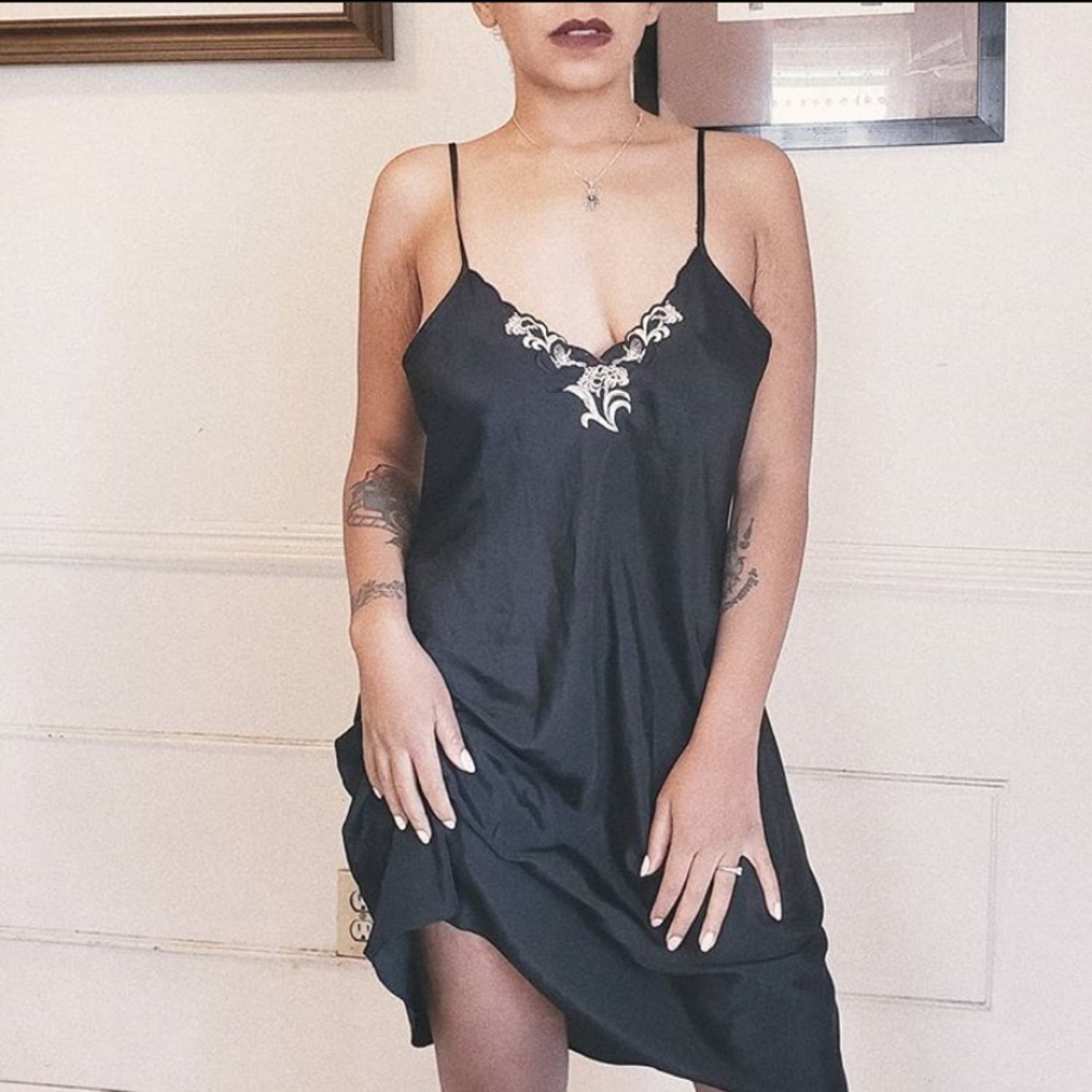 Vtg. Silk Slip